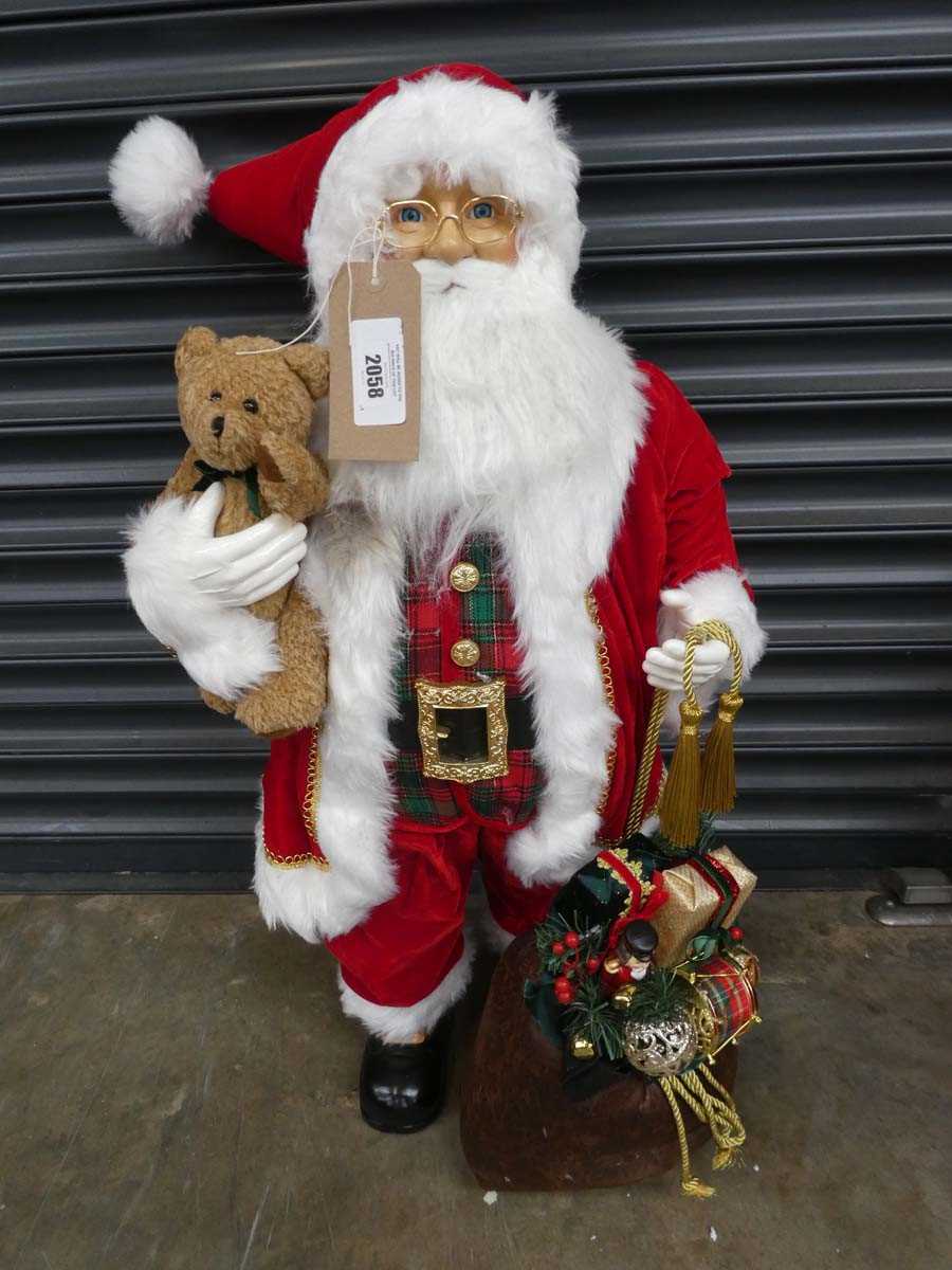 Lot 36" unboxed free standing Santa