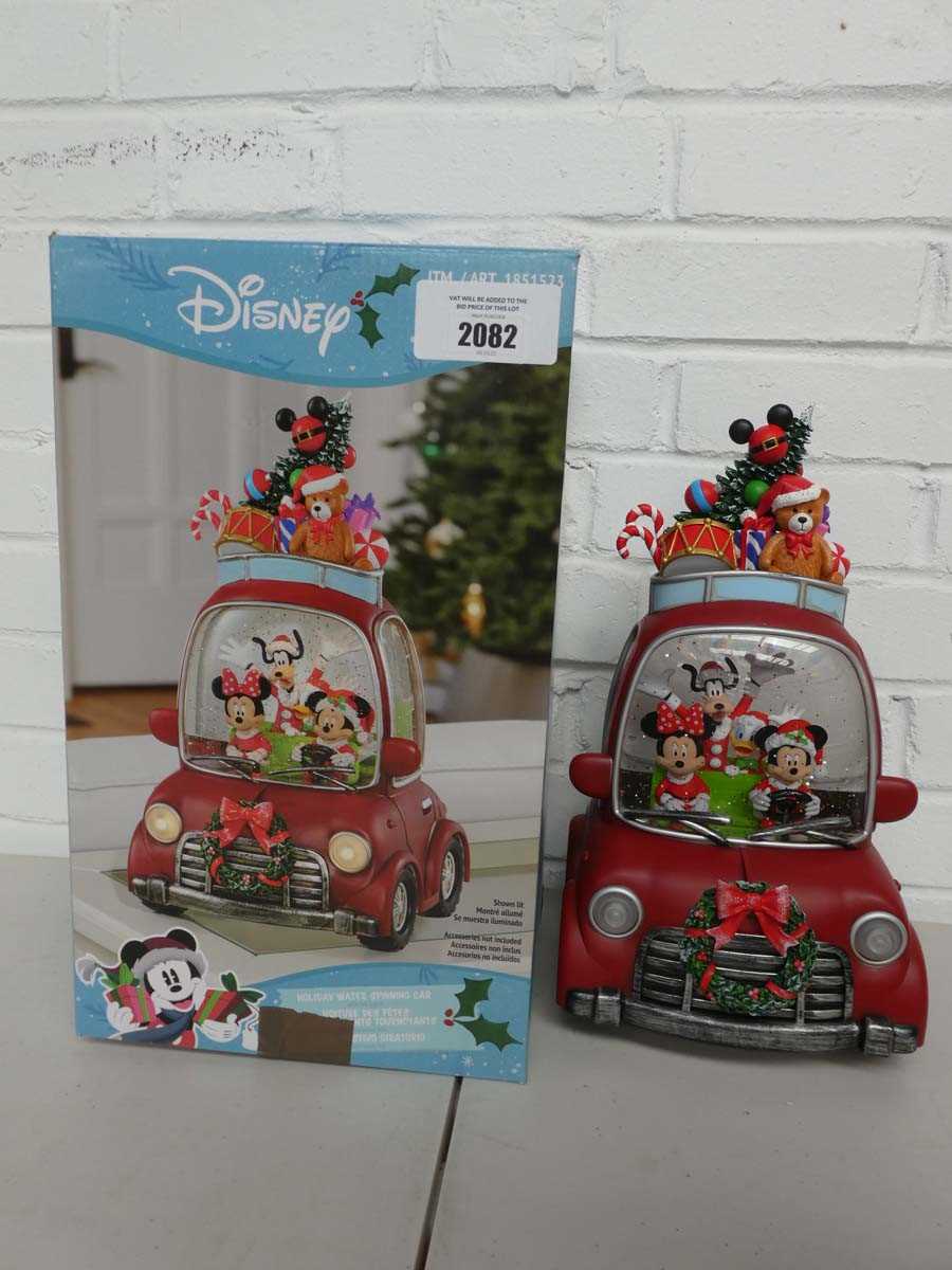 Lot Boxed Disney Holiday water spinning car (no plug)