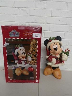 Lot Boxed hand painted Minnie Mouse Christmas...