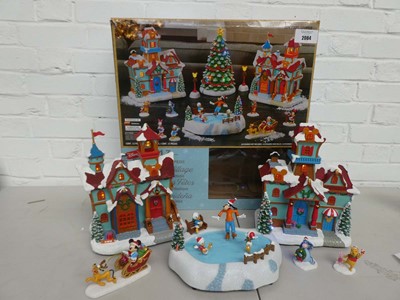 Lot Boxed Disney battery powered holiday village...