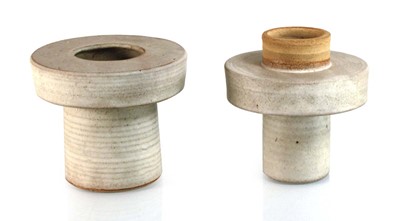 Lot 132 - A studio pottery two-section candle/tealight...