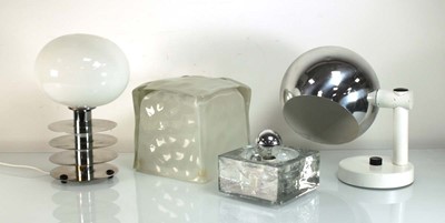 Lot 133 - A Peill & Putzler 'Ice' lamp together with a...