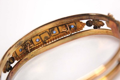 Lot 532 - A late 19th/early 20th century 9ct yellow gold...