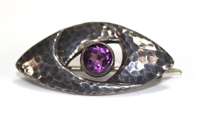 Lot 545 - An Edwardian Charles Horner hammered silver...