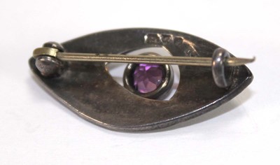 Lot 545 - An Edwardian Charles Horner hammered silver...