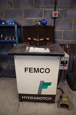 Lot 4 - Femco model 884 hydraulic corner notcher