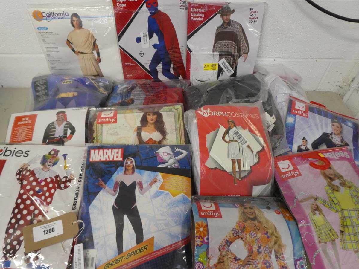 Lot 1200 - Approx. 15 fancy dress costumes to include...