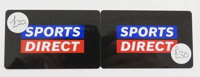 Lot 40 - Sports Direct (x2) - Total face value £50
