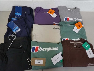 Lot 1211 - Approx. 9 Berghaus long sleeve tops, short...