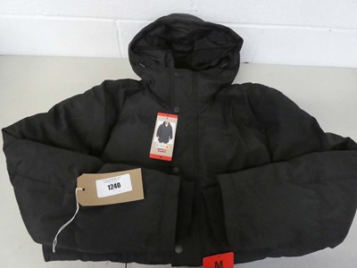 Lot 1240 - Levi's long hooded parka coat size M