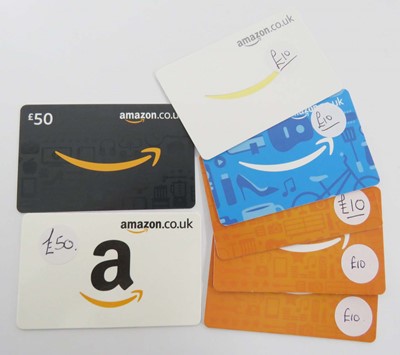 Lot 52 - Amazon (x5) - Total face value £130