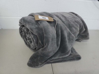 Lot 1254 - X large Kirkland throw in grey