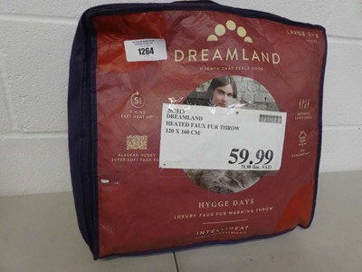 Lot 1264 - Dreamland luxury faux fur warming throw
