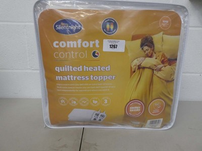 Lot 1267 - Silent Night comfort control quilted heated...