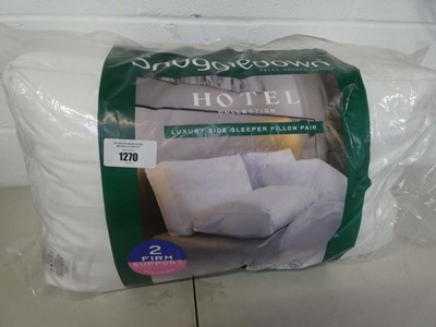 Lot 1270 - Snuggledown hotel collection luxury side...