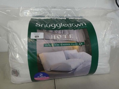 Lot 1271 - Snuggledown hotel collection luxury side...