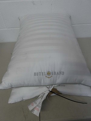 Lot 1274 - A pair of Hotel Grand feather and down pillows