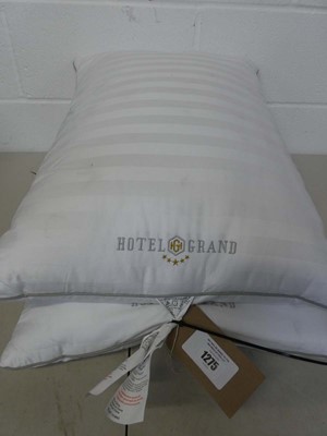 Lot 1275 - A pair of Hotel Grand feather and down pillows
