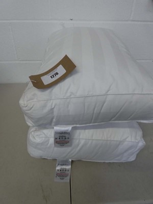 Lot 1276 - A pair of snuggledown luxury side sleeper pillows