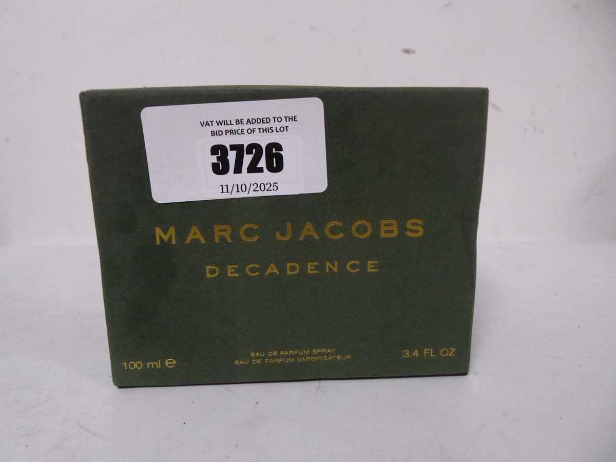 Lot Marc Jacobs decadence eau de parfum 100ml
