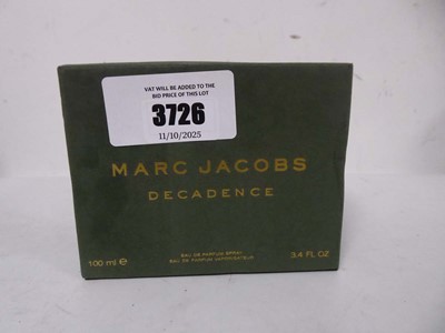 Lot Marc Jacobs decadence eau de parfum 100ml