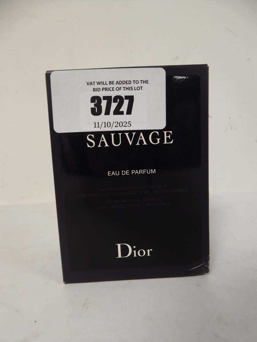 Lot Dior sauvage eau de parfum 100ml & 10ml travel...