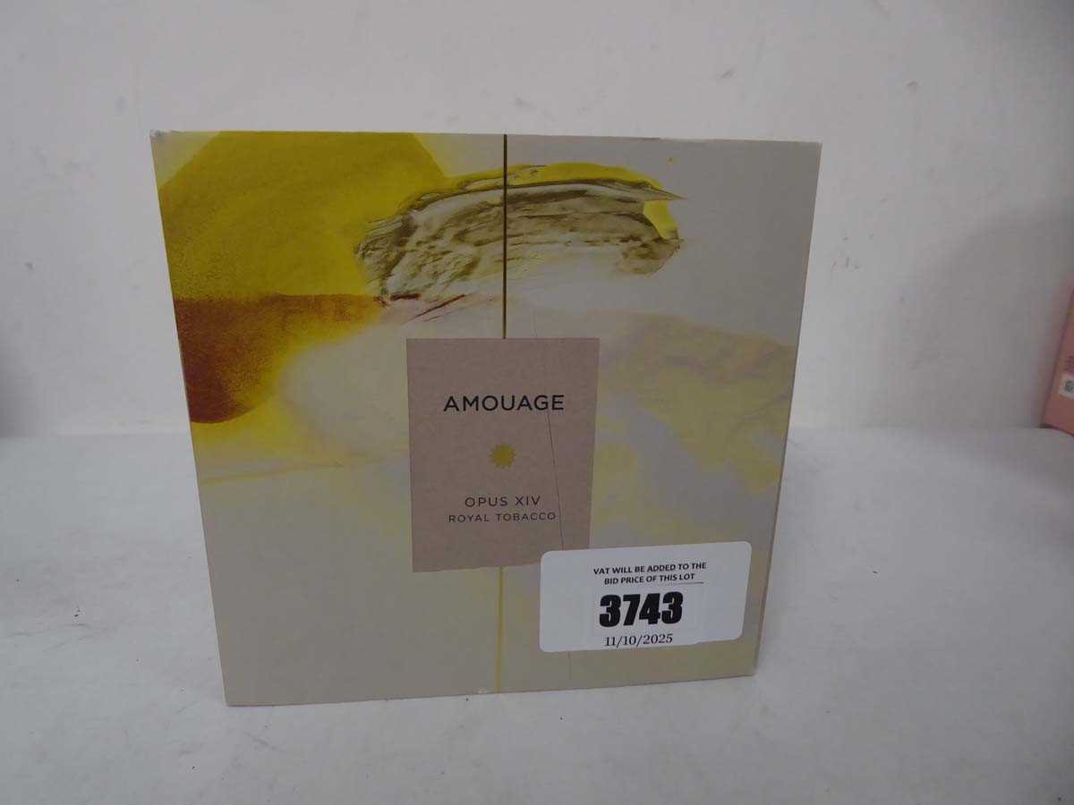 Lot Amouage opus XIV royal tobacco eau de parfum...