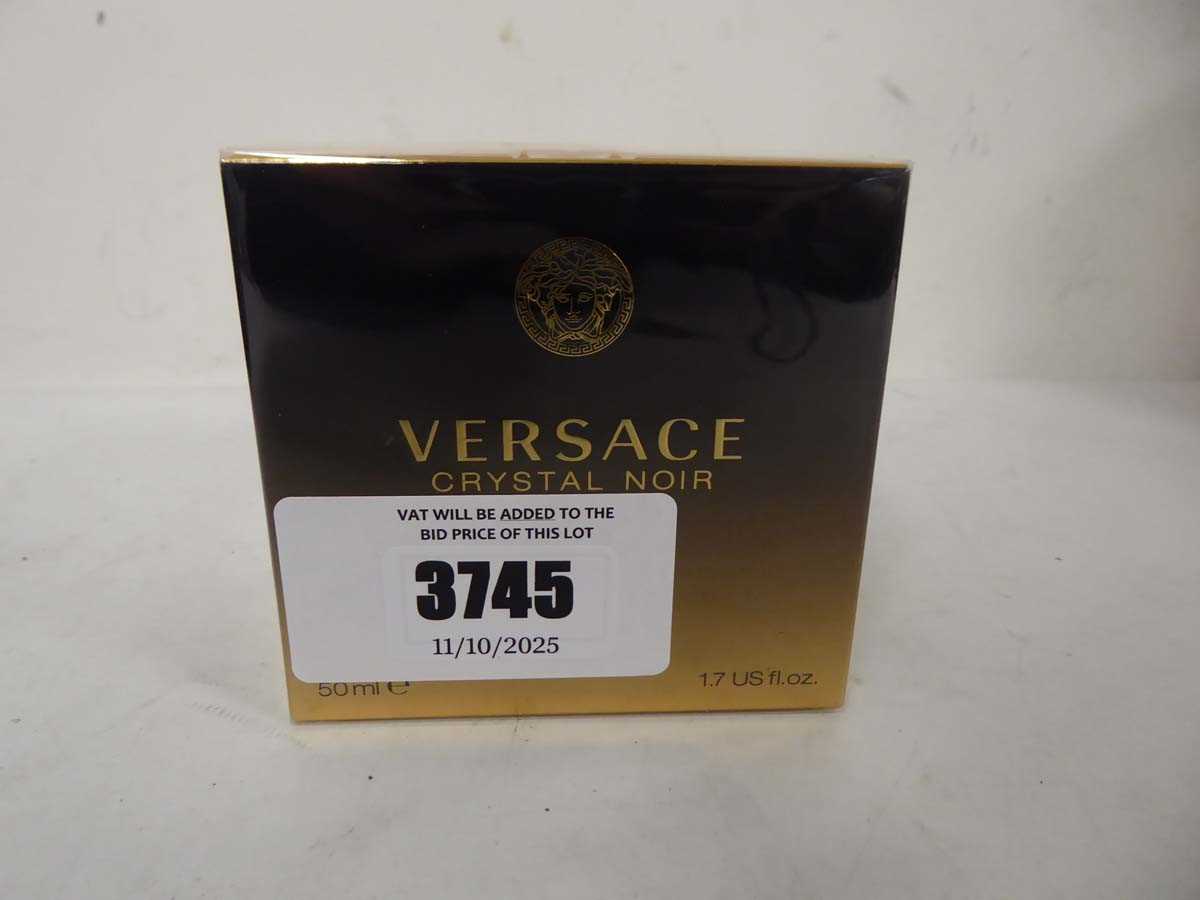 Lot Versace crystal noir eau de parfum 50ml