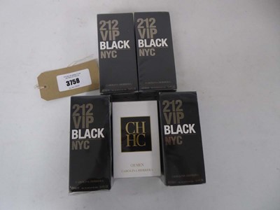 Lot 5x Various Carolina Herrera perfumes
