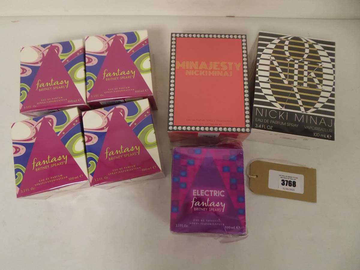 Lot 5x Britney Spears fantasy perfumes plus 2x...