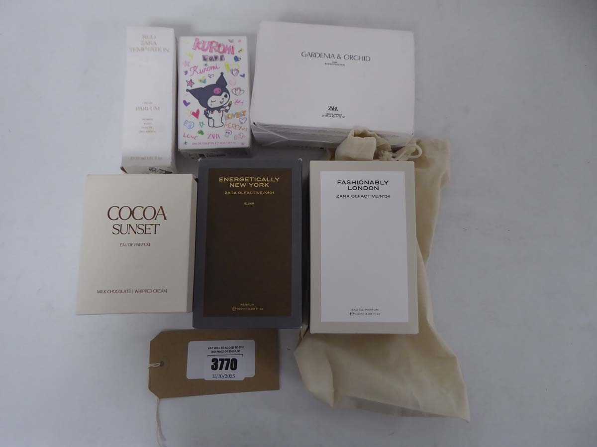 Lot 6x Various Zara perfumes