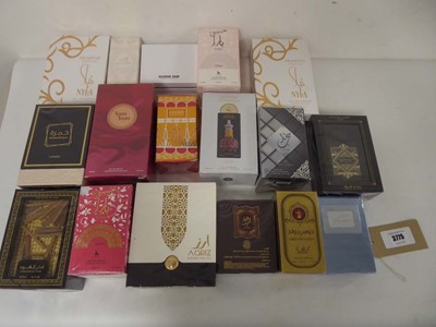 Lot Large selection of various Arabian perfumes