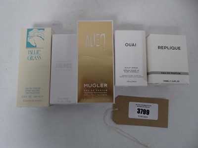 Lot 5x Perfumes to include Replique, Ouai,...