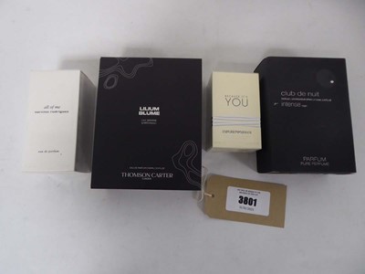 Lot 4x Perfumes to include Emporio Armani, Narciso...