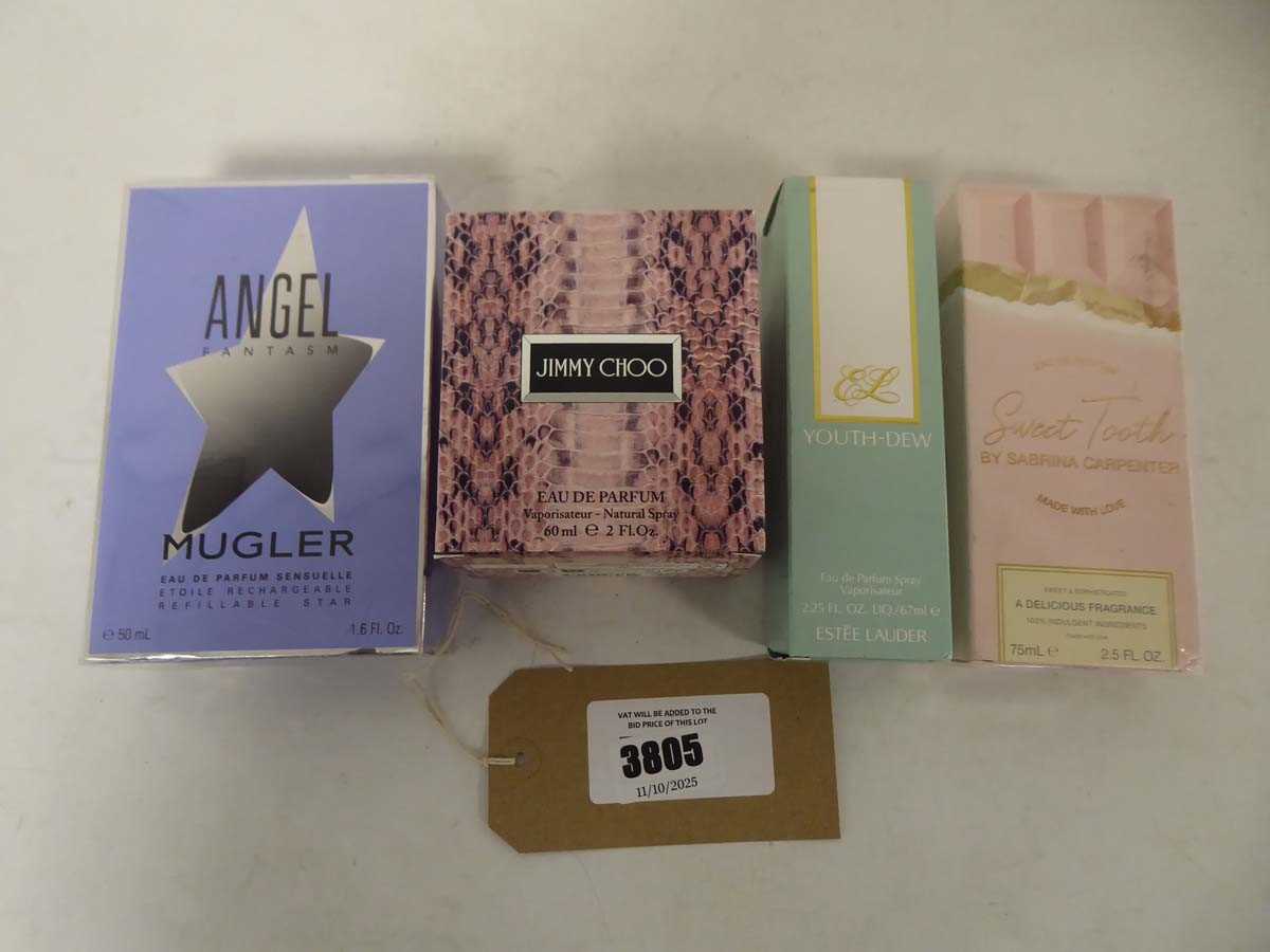 Lot 4x Perfumes to include Estee Lauder, Sabrina...