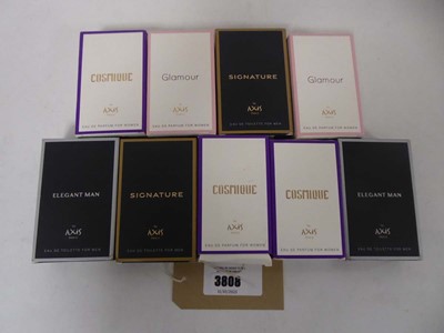 Lot 9x Various By Axis Paris perfumes