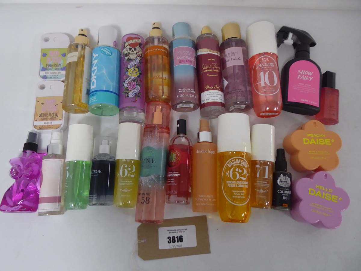 Lot Selection of various body sprays