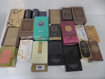 Lot Selection of various arabian perfumes