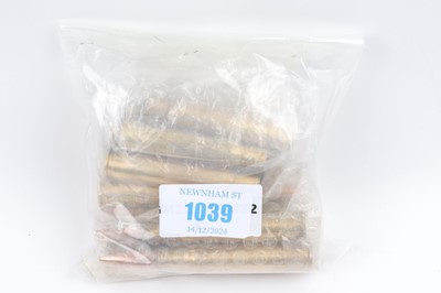 Lot 1046 - Nine .50 BMG dummy rounds and 5 x once-fired...