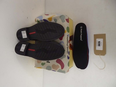Lot Hush Puppies tim SNR shoes in black size UK6.5...