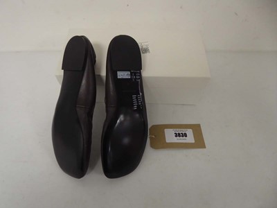 Lot Boxed pair of COS ballerina shoes in brown...