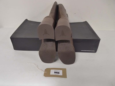 Lot Windsorsmith niche boots in dark oak size UK9 -...
