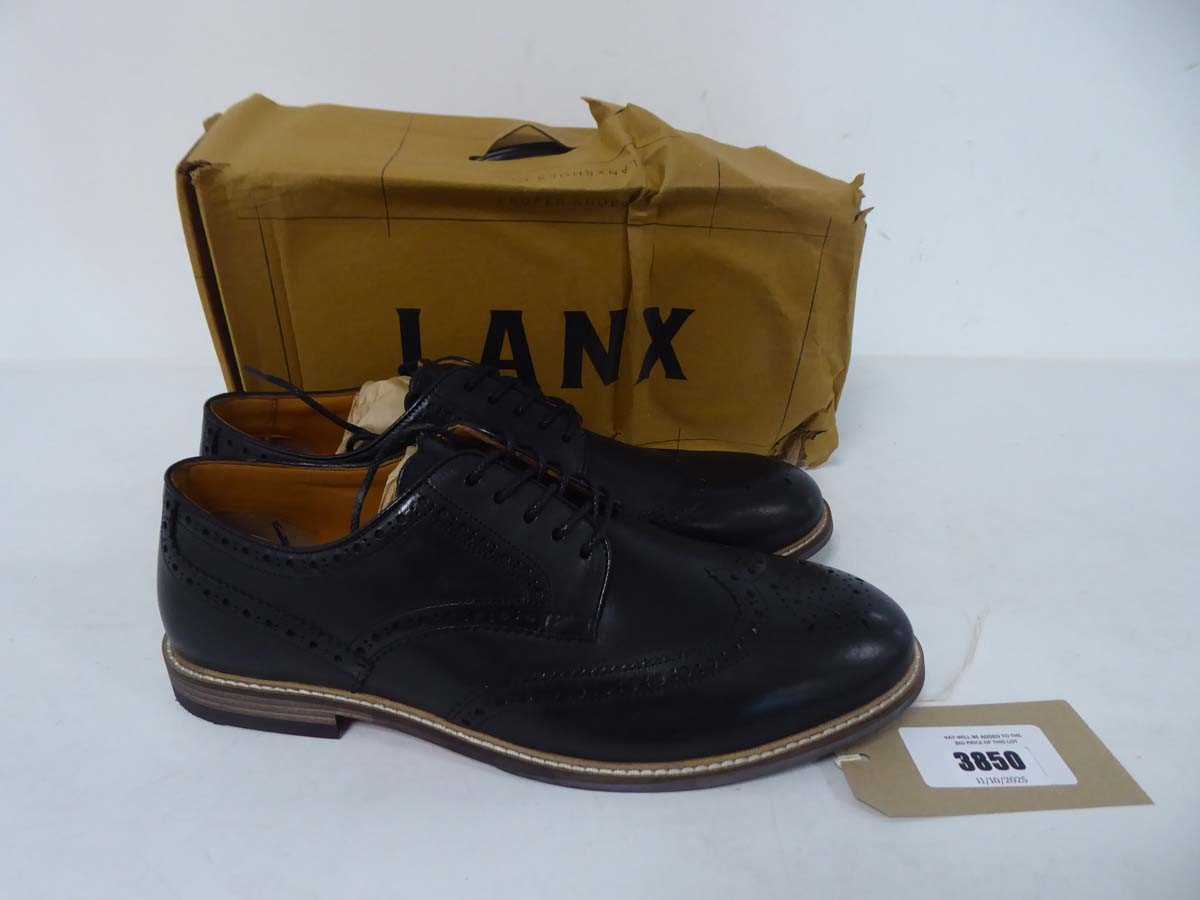 Lot Lanx beaumont shoes in black size UK12 - boxed