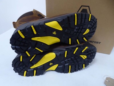 Lot Amblers Safety AS995 pillar boots in brown...