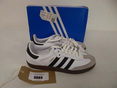 Lot Adidas samba OG trainers in white size UK6 -...