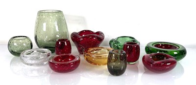 Lot 258 - A group of Whitefriars 'Controlled Bubble'...