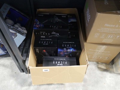 Lot 1561 - (5) Box containing approx. 8 Star Trek Picard...