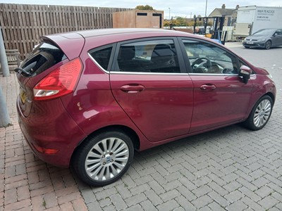 Lot 2215 - Ford Fiesta Titanium in pink, registration...