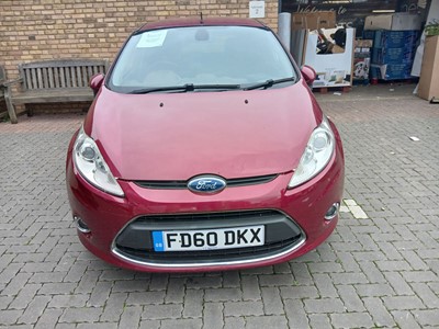 Lot 2215 - Ford Fiesta Titanium in pink, registration...