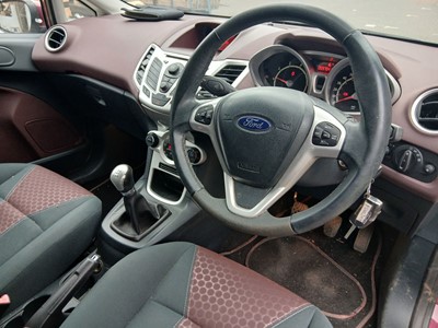 Lot 2215 - Ford Fiesta Titanium in pink, registration...